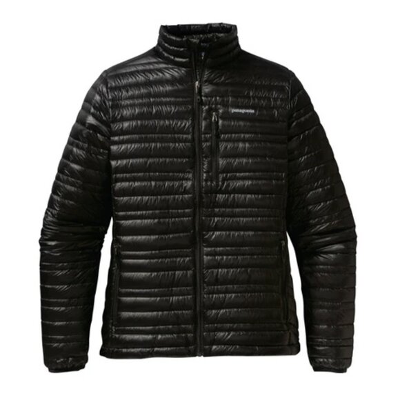 Patagonia Black Ultralight Down Jacket Size M - Picture 1 of 9